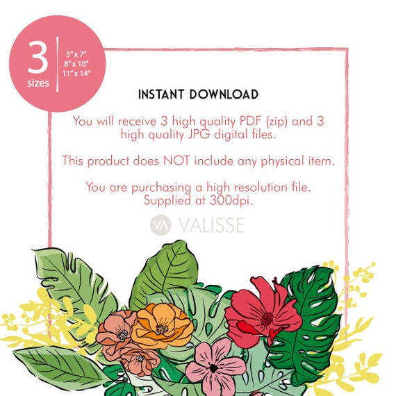 Hummingbird Art Beach House Art Bird Print Gift For Her Birthday Present Natural Illustration Printable Art Nursery Art Tropical