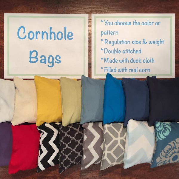 Regulation Custom Cornhole Bags