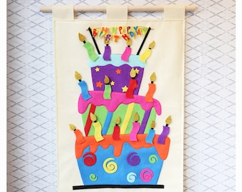 Birthday Countdown Calendar, Birthday Advent Calendar, Birthday Count Down, Countdown to Birthday, Dr. Suess B-day, Reusable Birthday Banner