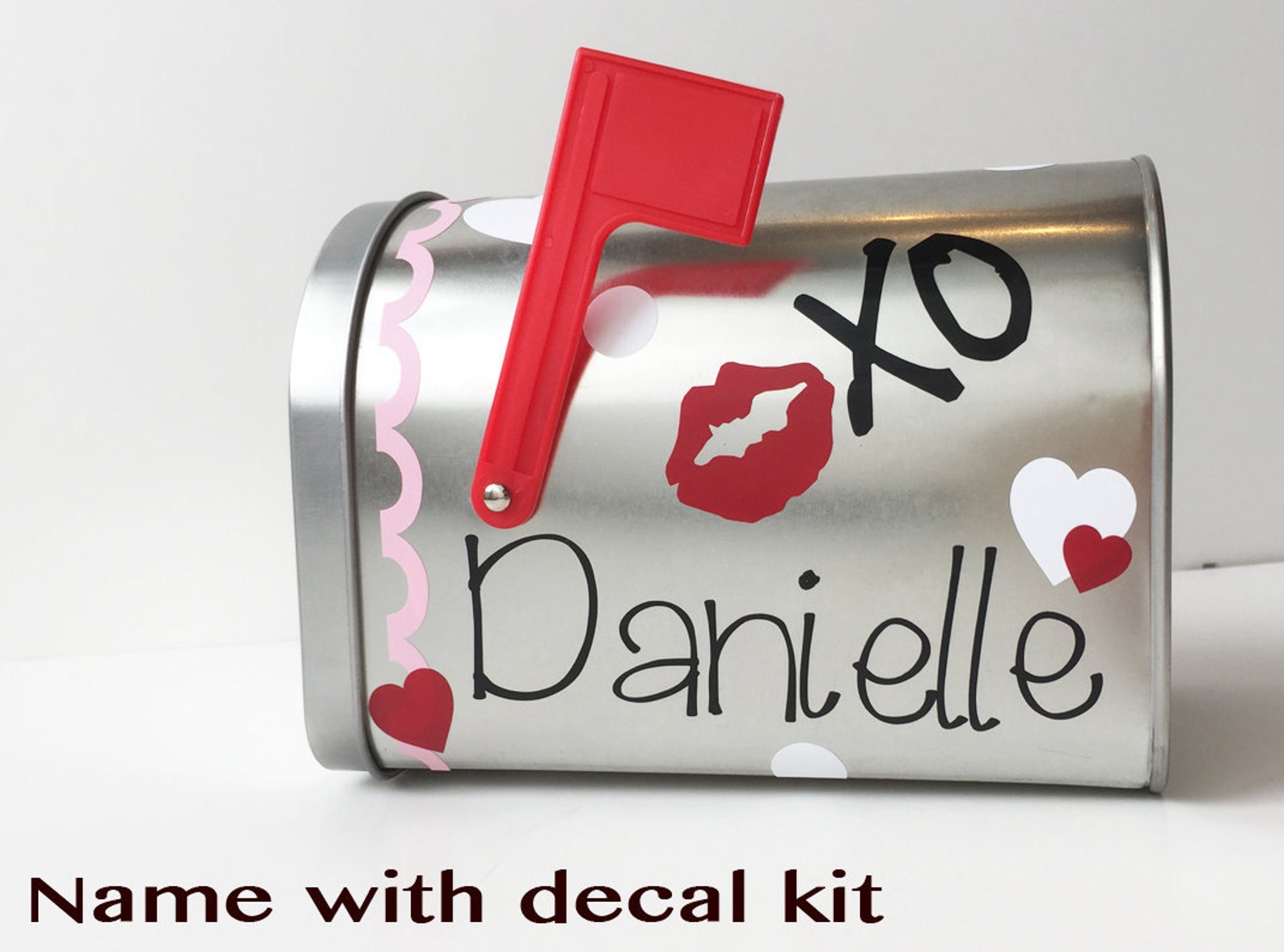 Personalized Metal Mailbox Christmas Mail Box Valentines Etsy