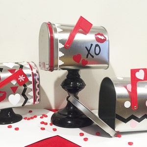 Tin Mailbox--SCRATCH & DENT, Mailbox play, Valentine Mailbox, Christmas Mailbox, Mailbox for Kids, Mailbox for Teacher