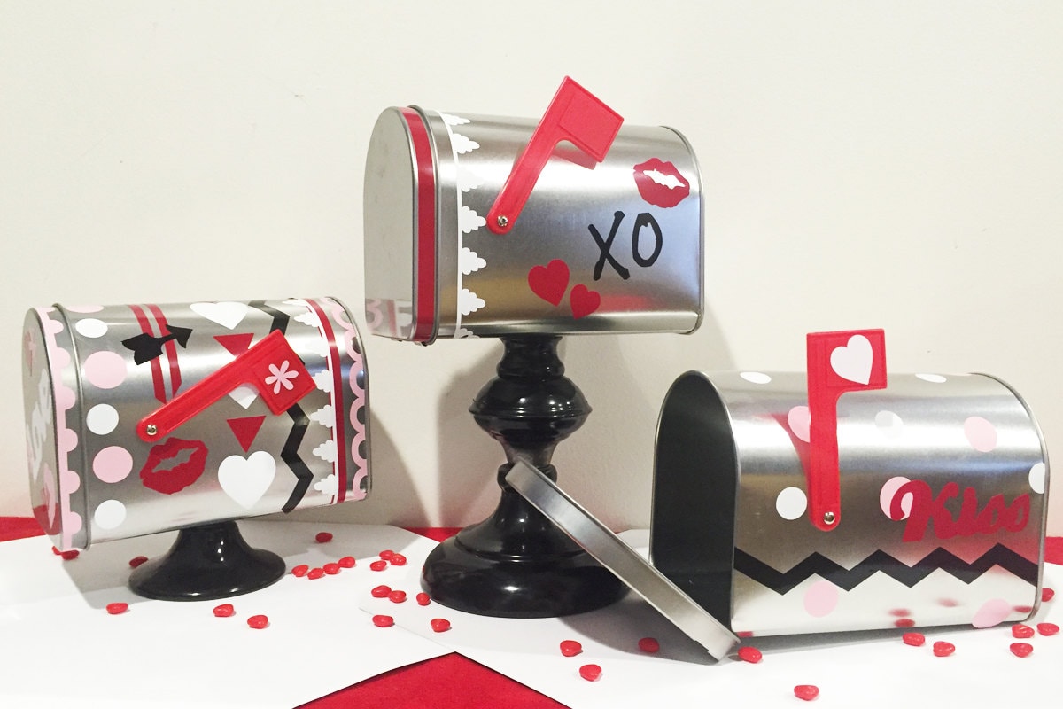 Personalized Metal Mailbox Clearance Scratch & Dent Small Tin Mailbox For Valentine's, Holidays, Treehouse, Clubhouse, Pretend Play