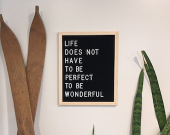 SALE!! Large BLACK Felt Letter Board with 286 letters!
