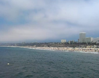 Samsung TV Art of Santa Monica on a Sunny Day
