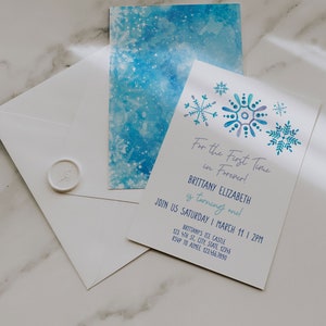Frozen Birthday Invitation, Frozen Invitation, Frozen Invitation Instant Download, Frozen Girl Birthday Invitation, Editable Printable, A013