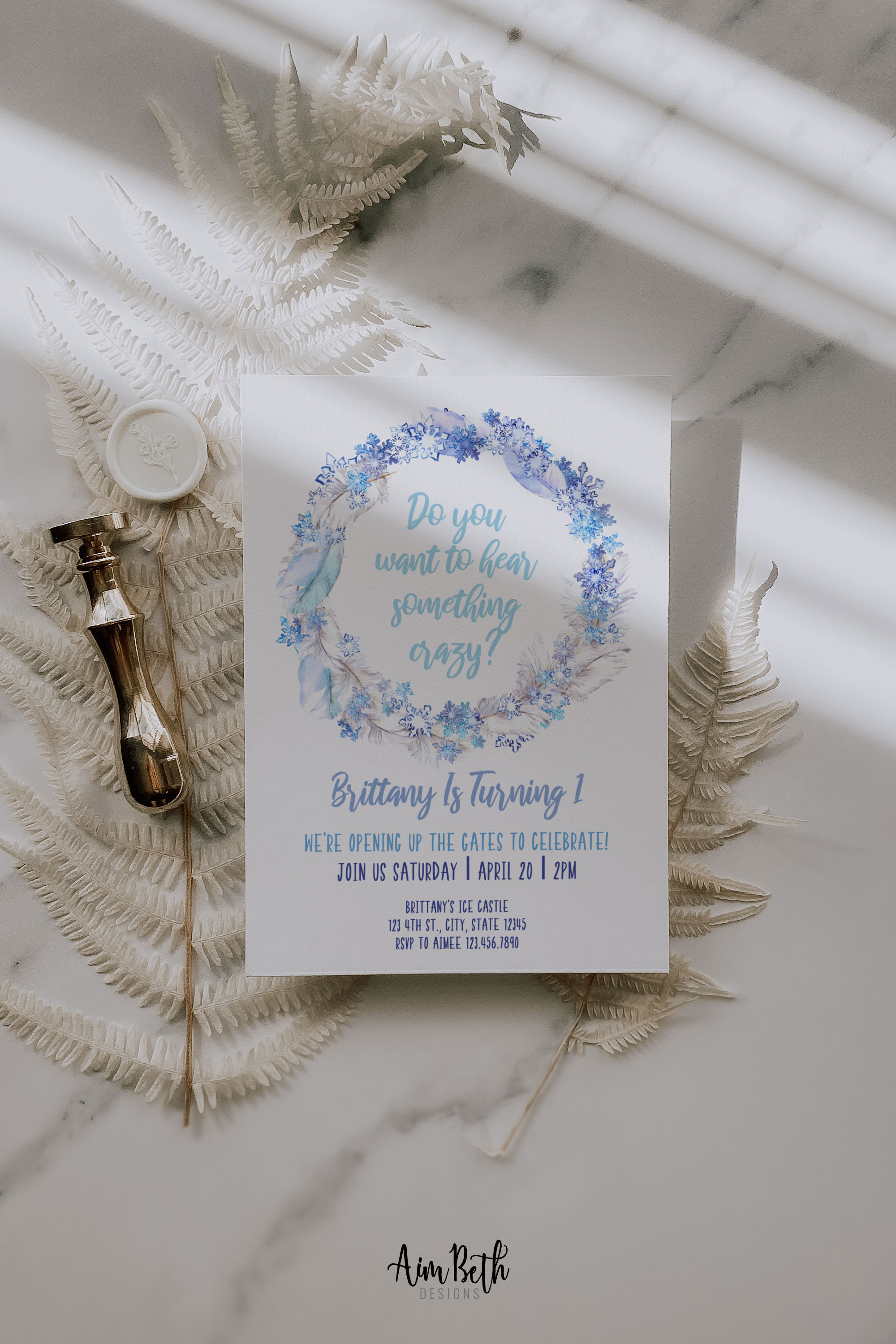 Frozen Invitation Template Frozen Birthday Invitation Instant Download Frozen Birthday Invite Frozen Birthday Party Invite