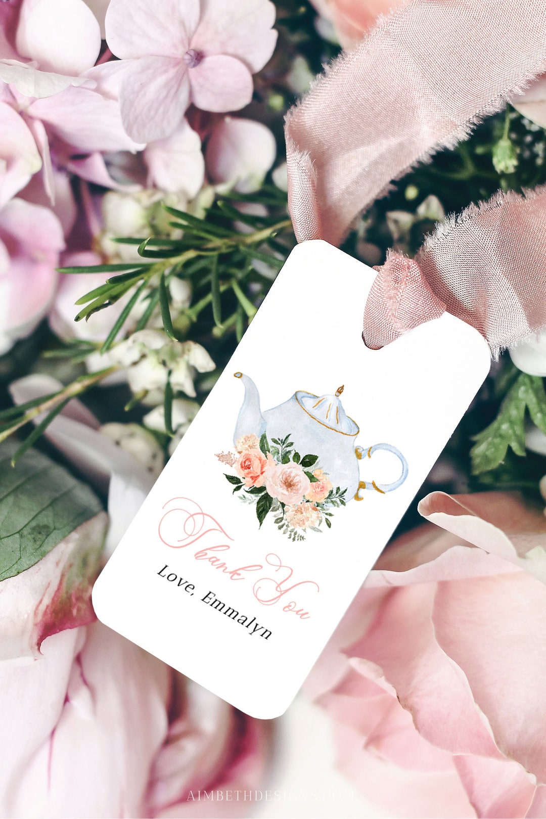 Tea Party Tags, Tea Party Favors, Tea Party Favor Tag, Bridal Tea Party Tag, Baby Shower Tea