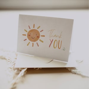 Sunshine verjaardag Bedankkaart, je bent mijn Sunshine Bedankkaart, Sunshine 1e verjaardag, Sunshine verjaardag decor, afdrukbaar, A050