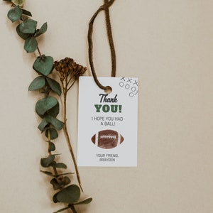 Etiquetas de favor de fútbol, etiquetas de fiesta de cumpleaños de fútbol, etiquetas de agradecimiento de fútbol, etiquetas de regalo de fútbol, fiesta temática de fútbol, imprimible, bricolaje, A050