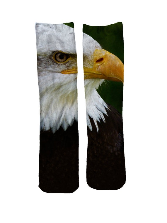 Eagle Gift Socks American Eagle Fun Birthday Gift Birds Etsy