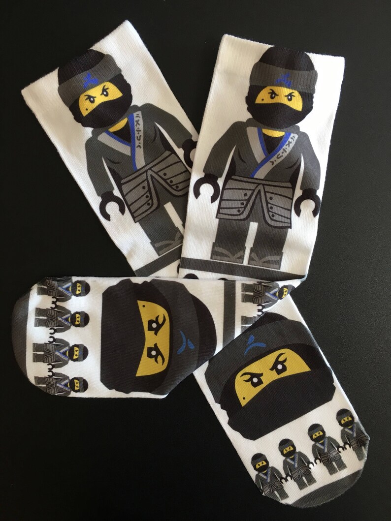 Nya Lego Ninjago Skarpety Lego Skarpety Lego Ninjago Etsy