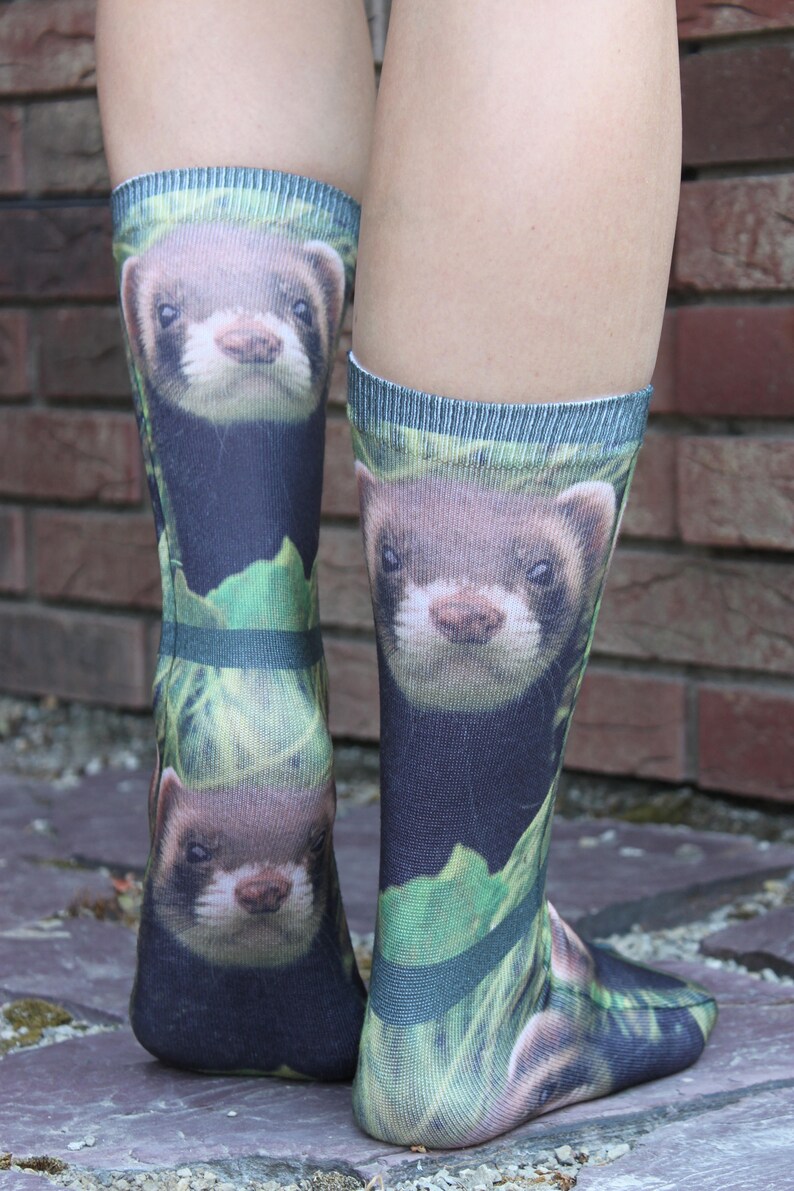 Ferret Cute Animal Socks Ferret Lover Gift Ferret Birthday | Etsy