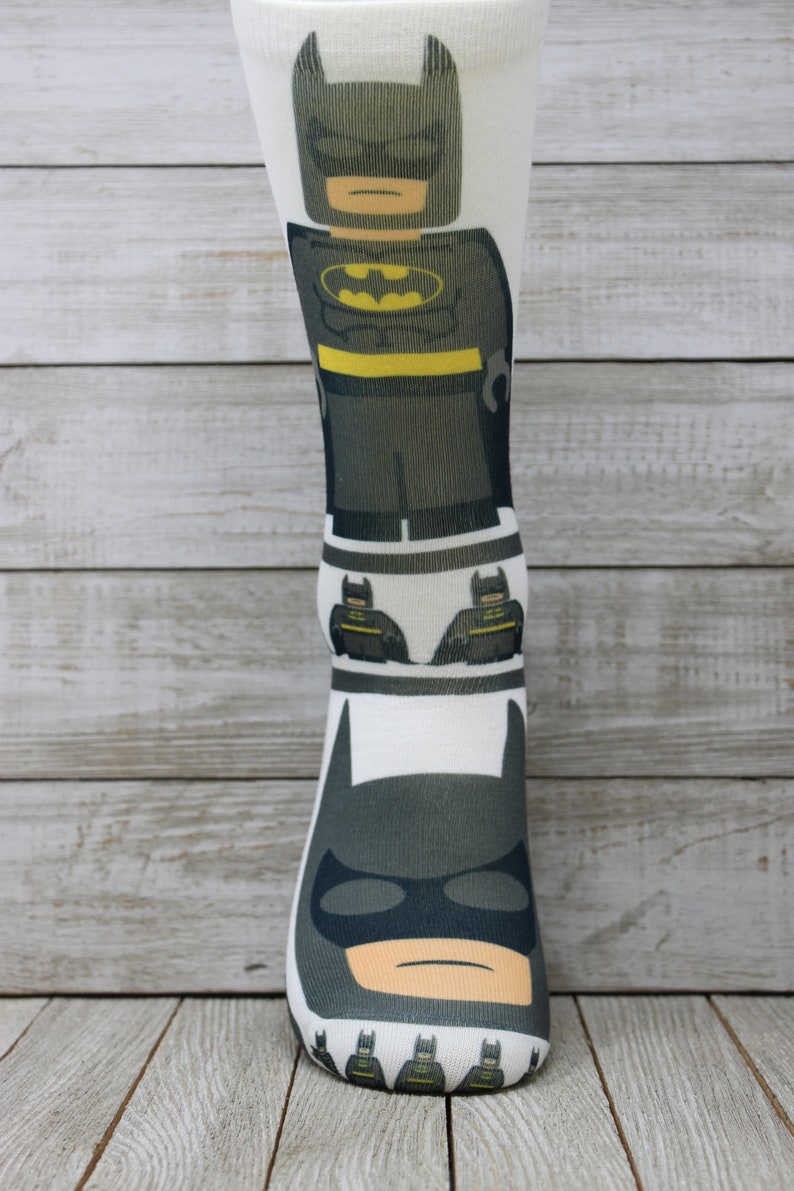 Batman Lego Socks Lego Socks Batman Gift Kids Socks Etsy