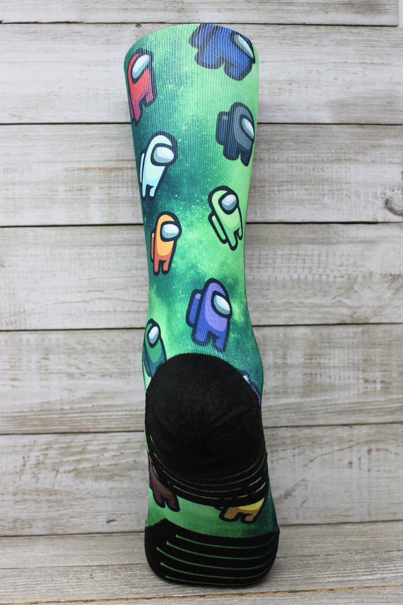 Among Us Socks Among Us Game Socks Among Us Gift Among Etsy
