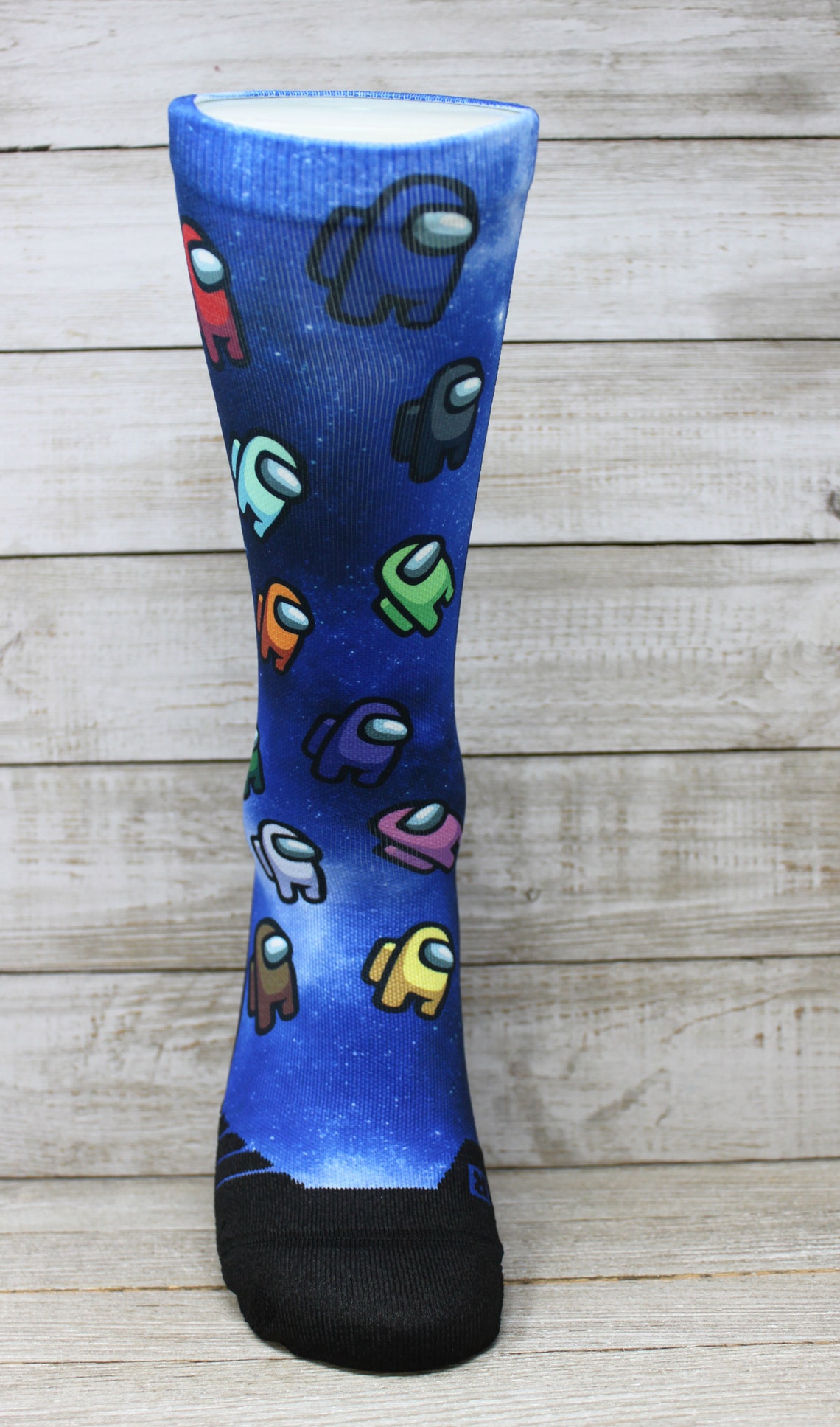 Among Us Socks Among Us Game Socks Among Us Gift Among Etsy