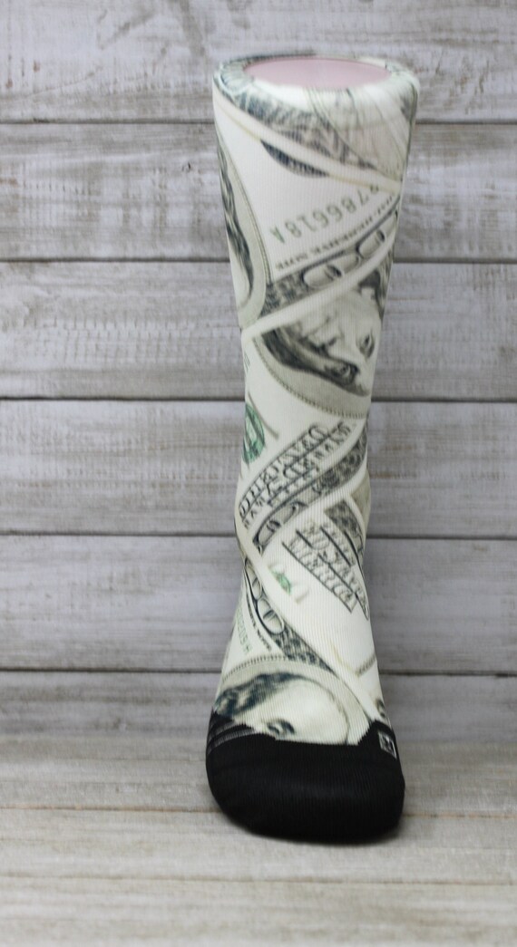 Money Socks Cash Socks Funny Socks Birthday Gift Money Etsy