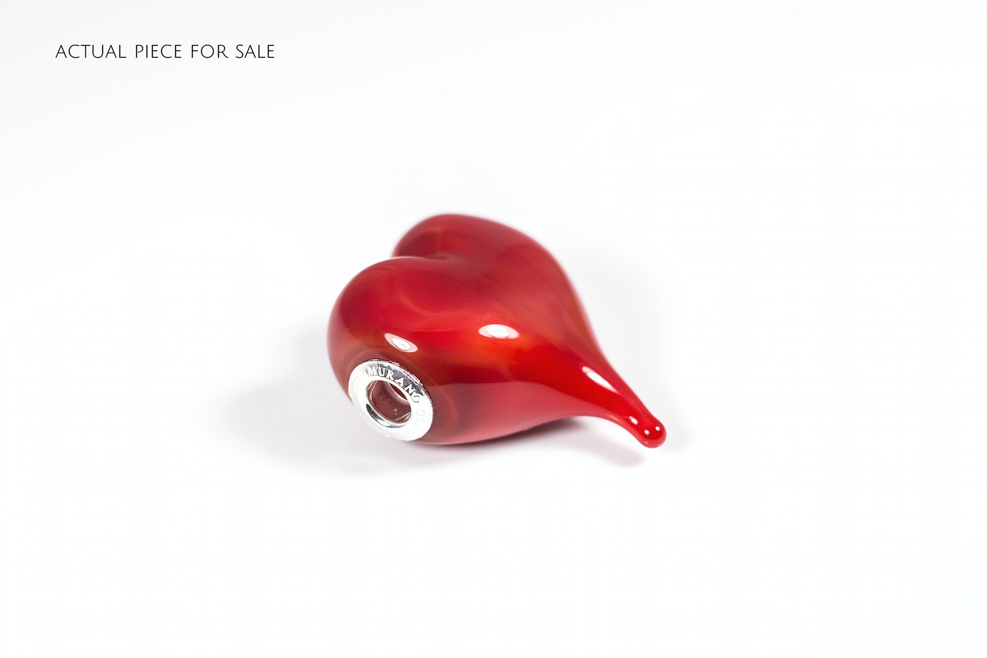 Heart Necklace Girlfriend Necklace Red Heart Pendant Necklace Etsy