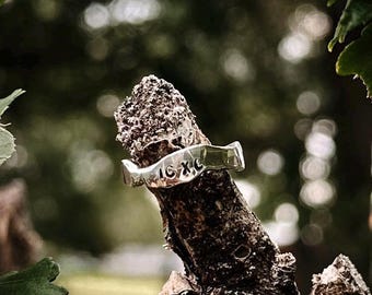 Hand Forged IC XC Ring | Sterling Silver Orthodox Christian Ring | Byzantine Jewelry | Jesus Christ Ring