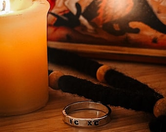 Handmade Sterling Silver ICXC Ring