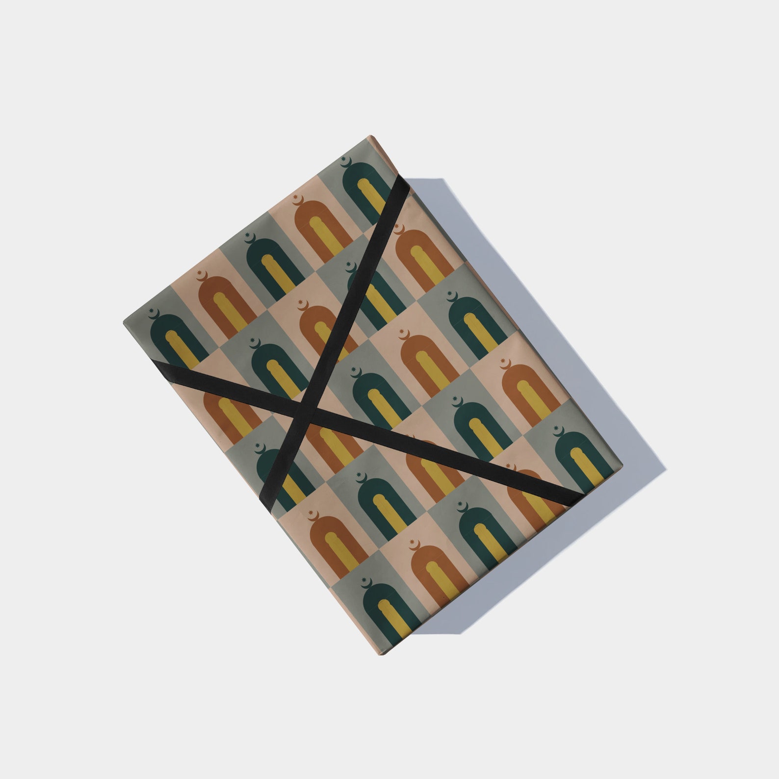 Islamic Motif Gift Wrap Eid Wrapping Paper Ramadan Gift Etsy