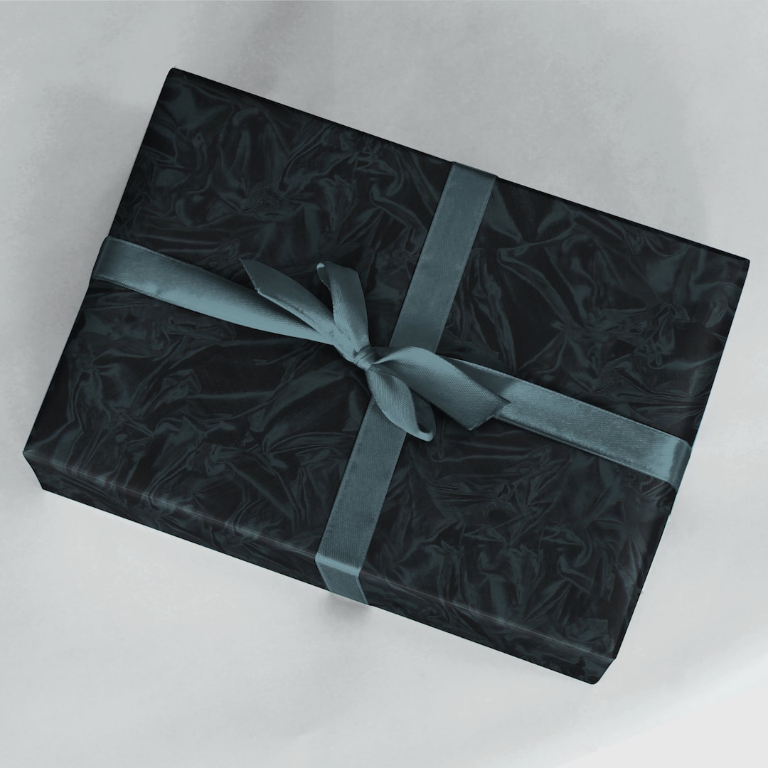Elegant Matte White Wrapping Paper with Aurora Belli-Band