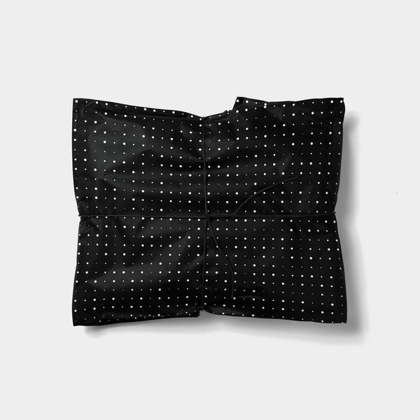 Minima Gift Wrap No. 17, Minimalist Wrapping Paper, Dots Gift Wrap, Black and White Gift Wrap, Polka Dots, Decoupage Paper, Geschenkpapier