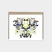 Rorschach Test Cards, Colorful Art Cards, Artistic Blank Thank You, Eco-friendly, India Ink ...