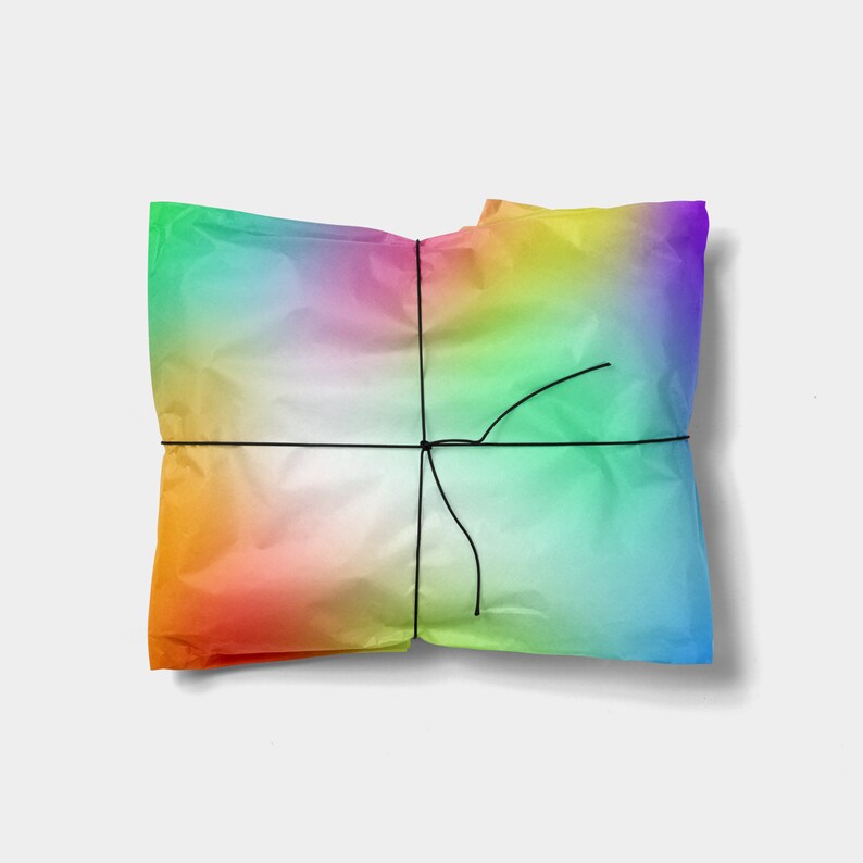 Color Fades Gift Wrap, Wrapping Paper, Recyclable Wrapping Paper
