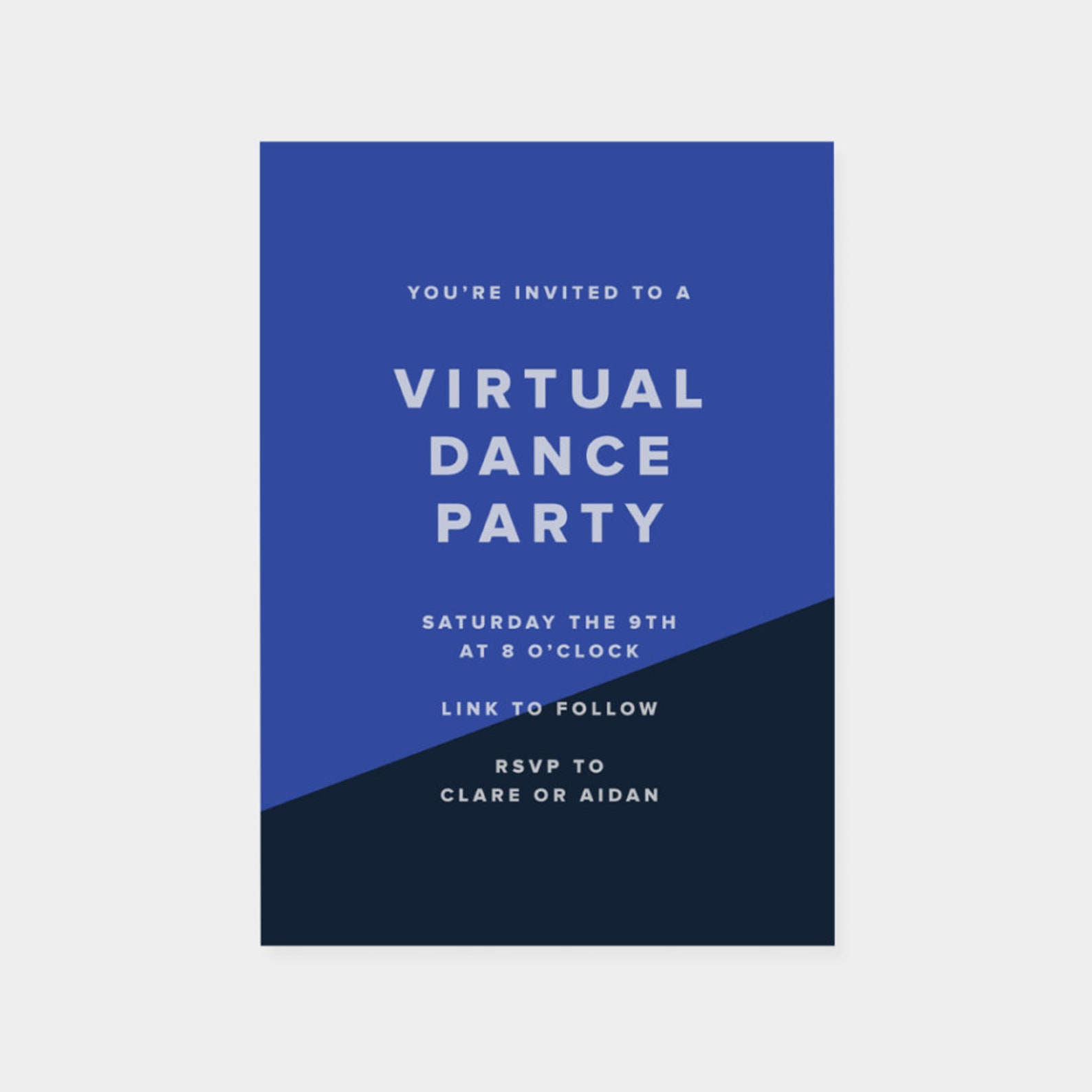 Digital Event Invitation Virtual Invitation Evite Custom - Etsy