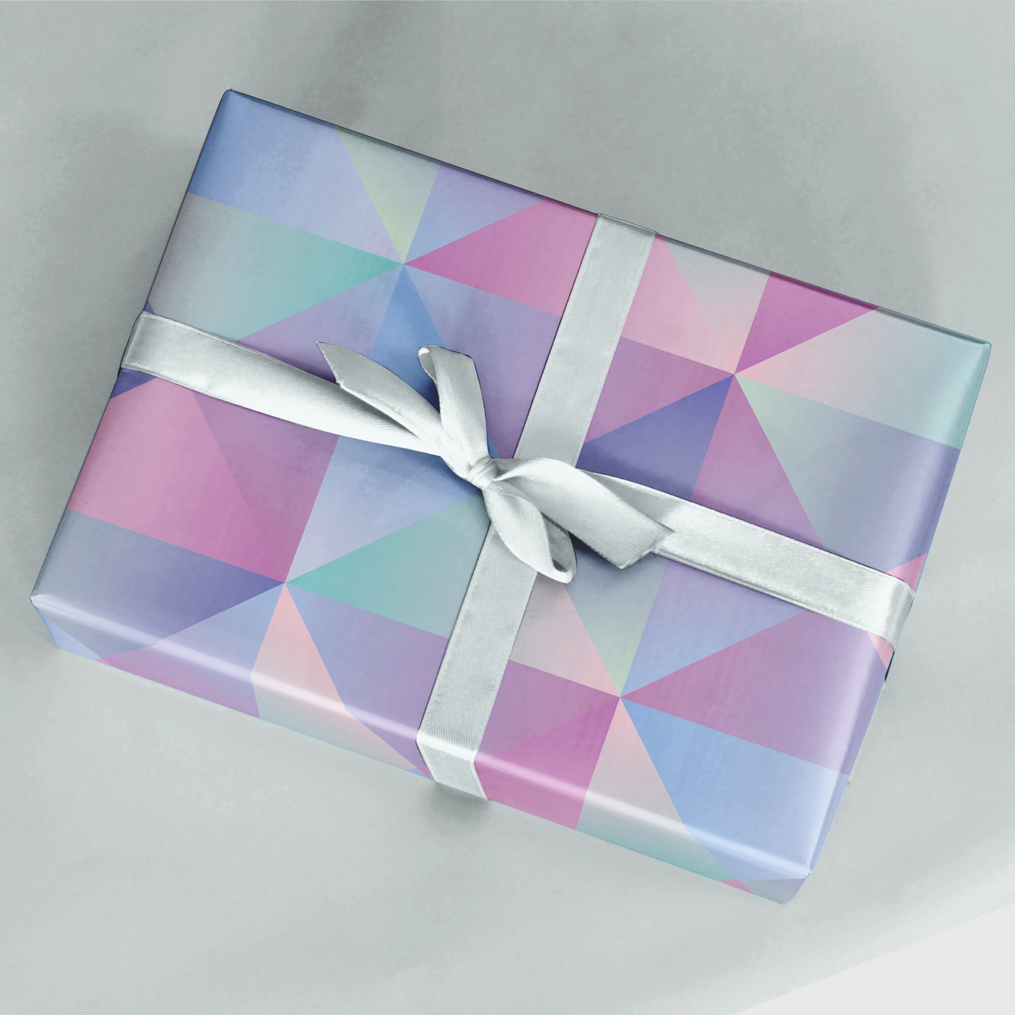 Gradient Geo Gift Wrap, Gradient Pastel Wrapping Paper, Designer Gift Wrap,  Stylish Packaging, Eco-Friendly, Decoupage Paper, Geschenkpapier