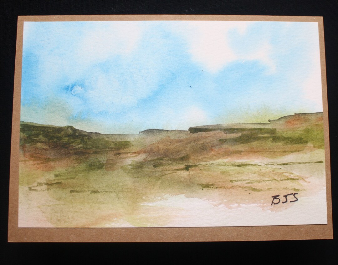 Hand Painted Watercolor Note Card Set - Etsy