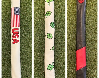 Golf Alignment Stick Cover (Fits Up To 3 Alignment Sticks) - Choose Style