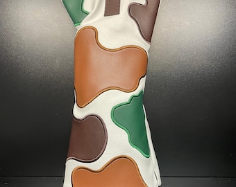 Cow Print Camo Golf Head Cover