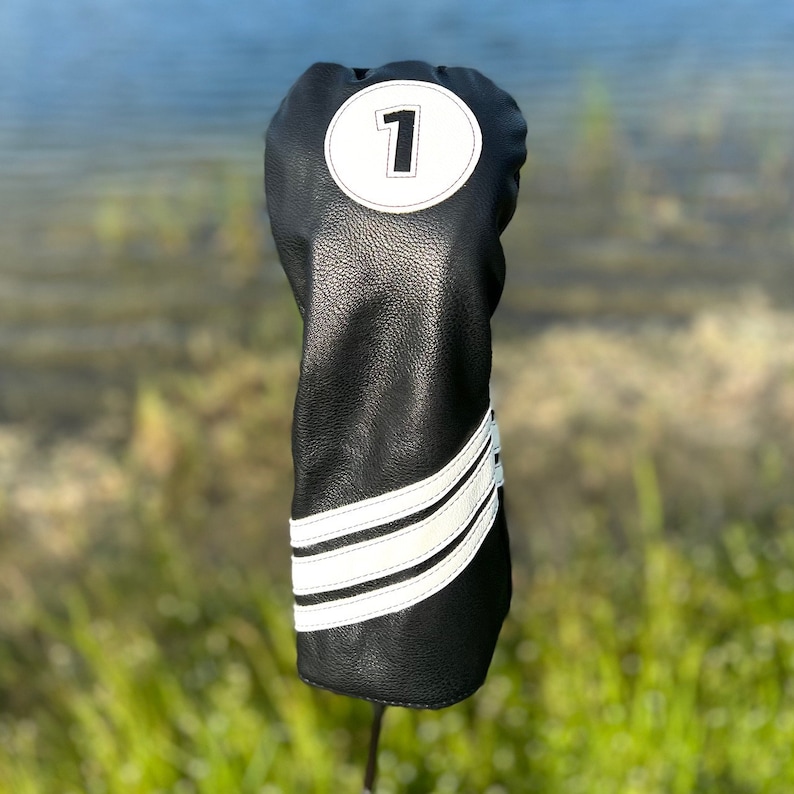NEW Black Vintage Style Golf Club Head Cover Driver Etsy