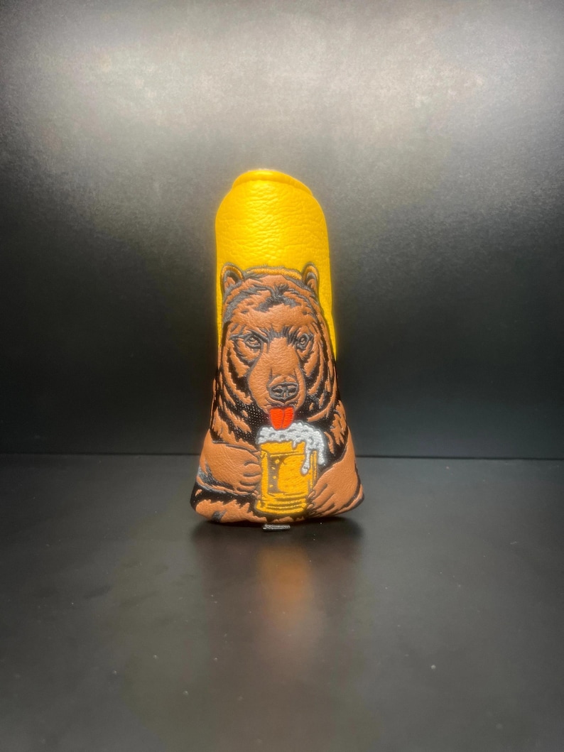 TheGolfClubTrader Beer Drinking Bear Golf Head Cover