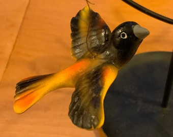 Ceramic Oriole Bird Decoration