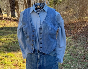 Denim Skirt, Cotton Shirts and Cashmere Sweater