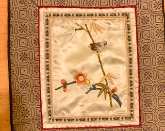 Chinese bird embroidery