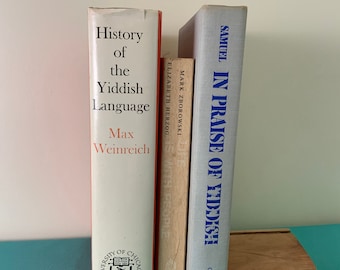 Yiddish Language and Literature Books