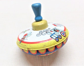 2Pcs SPINNING TOP Spin Tops Korean tradition WOODEN TOY 1set Wood Spin for kids
