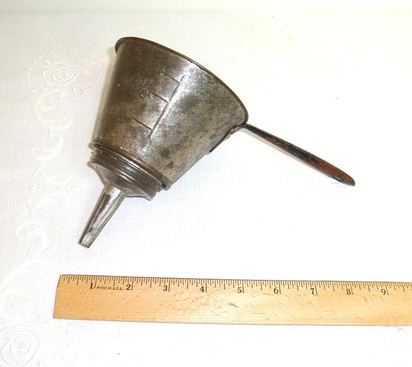 Vintage Cooking Tool Funnel. Measured 1 Cup Funnel. Reducer Etsy