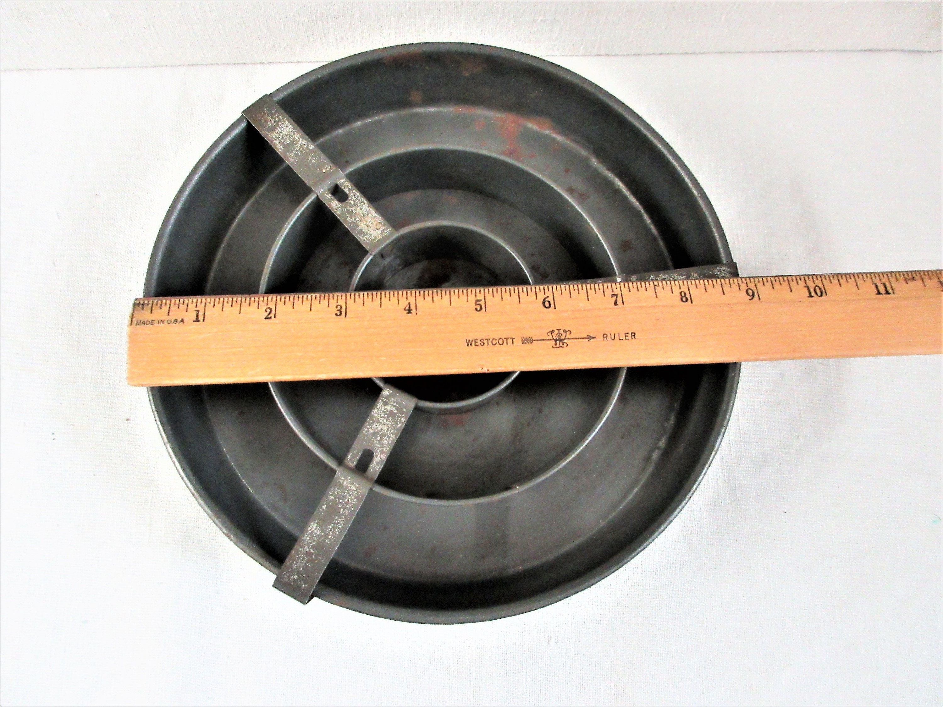 Set of Checkerboard cake pans includes 3 9 metal pans Etsy