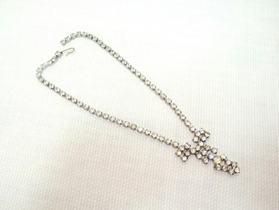 Jewelry set includes rhinestone necklace bracelet… - image 8