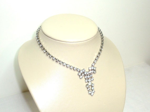 Jewelry set includes rhinestone necklace bracelet… - image 7