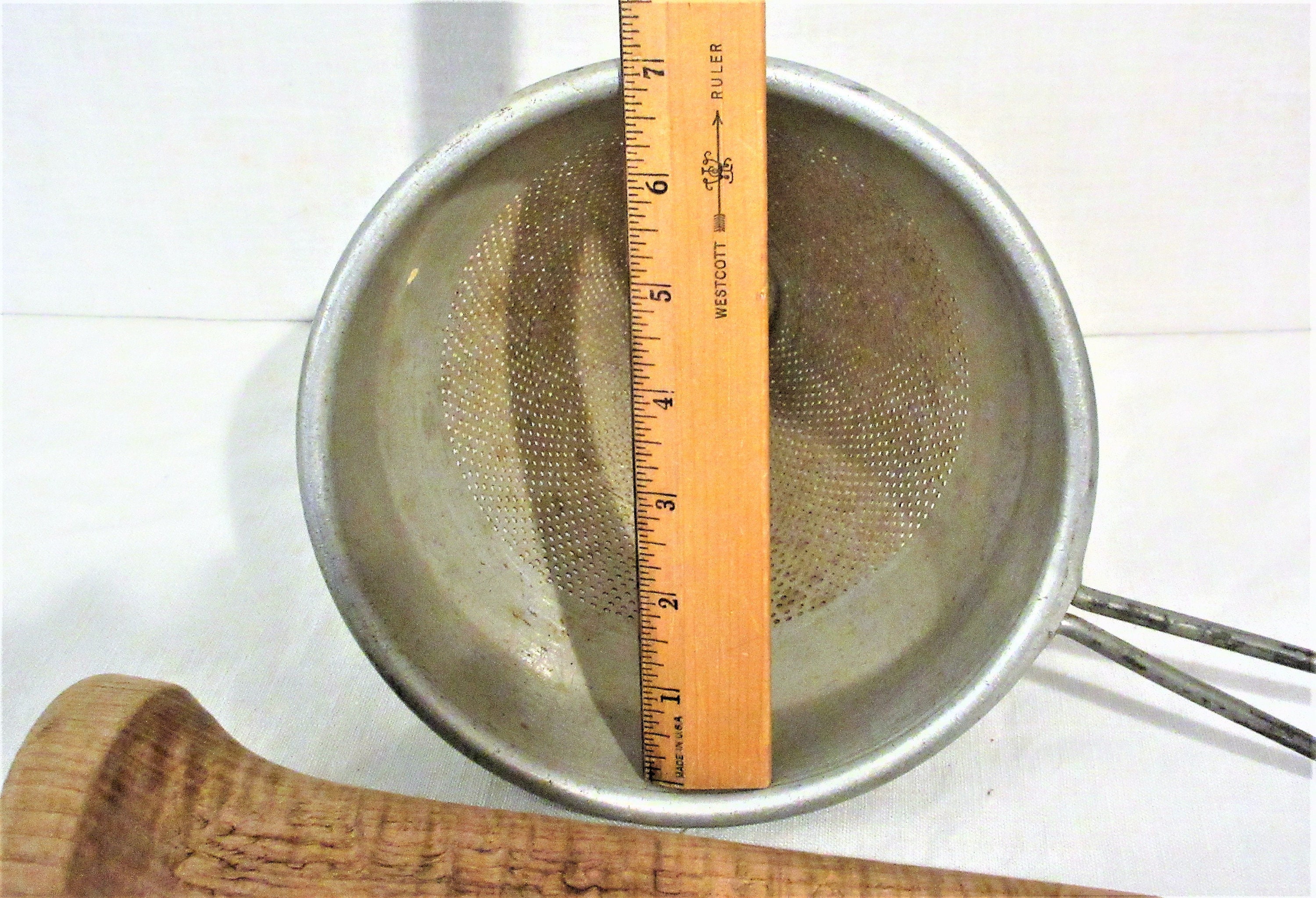 Pestle masher. Puree pestle and strainer. Marked Kitchen Etsy