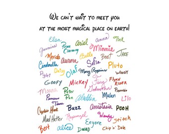 Character Signatures Etsy
