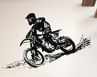 Adesivi Numeri Corsa In Vinile Per Motocross V3, MX, Dirt Bike, Rally SX - Da 1 A 3 Cifre, Personalizzabili