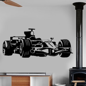 Wall Vinyl Decal Karting Super Kart Race Formula 1 Speed Amazing Decor 1323dz