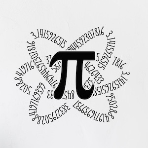 Calcomanía de vinilo para pared con número Pi, decoración para aulas de matemáticas, idea de regalo para profesores de matemáticas, calcomanías artísticas educativas para escuela secundaria (#6558di)