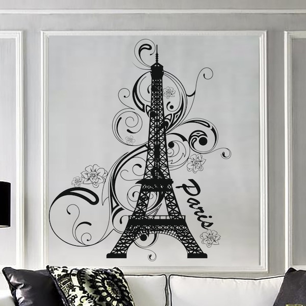 Paris Wall Decals Etsy